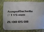 Uitlaatbeugel carbon uitlaatklem rond 115 mm, Motoren, Ophalen of Verzenden