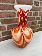 Vintage opaline Florence Italiaanse murano vaas, Antiek en Kunst, Ophalen of Verzenden