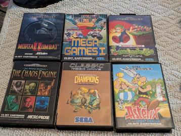 Diversen Sega mega drive spellen beschikbaar voor biedingen