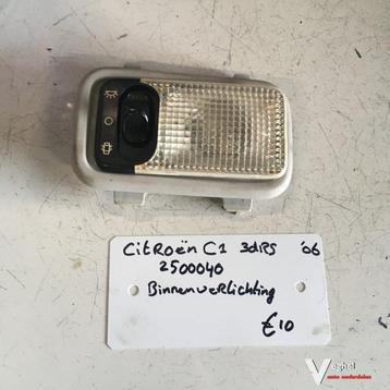 Citroen C1   2007 Wagennr 2500035  Binnenverlichting beschikbaar voor biedingen