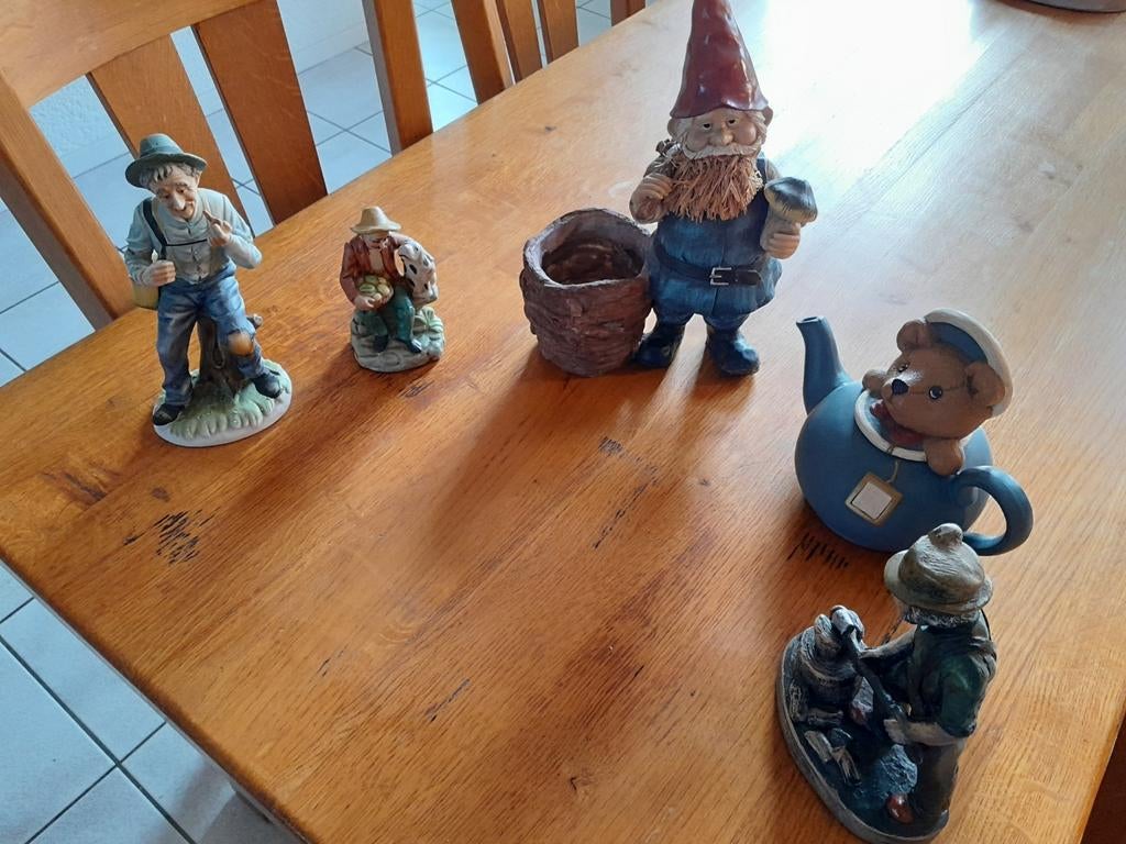 5 beeldjes, Ophalen of Verzenden, Zo goed als nieuw, Overige typen