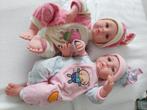 2 Speelpoppen met geluid en kleren, Kinderen en Baby's, Speelgoed | Poppen, Ophalen, Zo goed als nieuw, Babypop