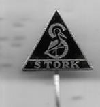 EMAILE ZWARTE STORK SPELD, Verzamelen, Verzenden, Gebruikt, Merk, Speldje of Pin