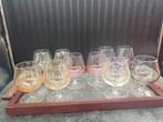 Set van gekleurde cognac glazen, Ophalen of Verzenden