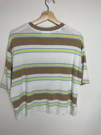 Lacoste gestreept jersey shirt maat 38, Maat 38/40 (M), Lacoste E-commerce SAS, Ophalen of Verzenden, Zo goed als nieuw