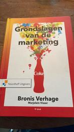 Bronis Verhage - Grondslagen van de marketing, Ophalen of Verzenden, Zo goed als nieuw, Economie en Marketing, Bronis Verhage; Marjolein Visser