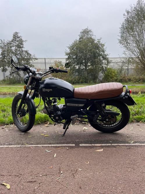 AGM caferacer raw50, Fietsen en Brommers, Brommers | Crossbrommers, Overige merken, Ophalen of Verzenden