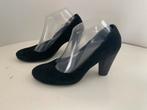 Ecco 38 zwarte suede leren pumps 397 ), Ecco, Pumps, Zwart, Ophalen of Verzenden