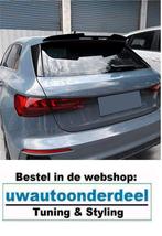 Dakspoiler Extention Carbon look Geschikt Voor Audi A3 S3 8Y, Ophalen of Verzenden, Automotive Parts, A.parts@hotmail.nl, Trasmolenlaan 12 3447 GZ Woerden