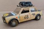 Politoys S16 fiat 128 East African Safari Sahar auto 1:25, Ophalen of Verzenden, Zo goed als nieuw, Auto, Overige merken