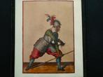 Ridder in gevechtshouding nummer 25 litho, Antiek en Kunst, Kunst | Litho's en Zeefdrukken, Ophalen of Verzenden