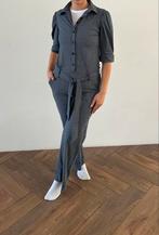 Jumpsuit travelstof Studio Annelies blauwwit mt XS / 34 - 36, Kleding | Dames, Jumpsuits, Studio Anneloes, Blauw, Ophalen of Verzenden