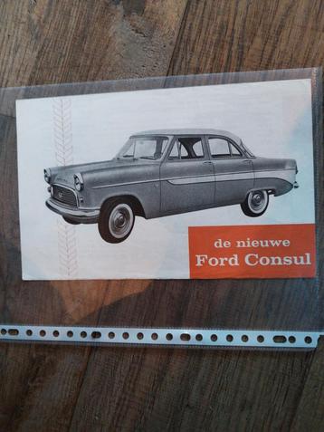 Ford Consul Brochure 1960 - Origineel! beschikbaar voor biedingen