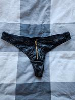 Zwarte String met Leerlook - Maat S, Hunkemöller, Verzenden, Zwart, String