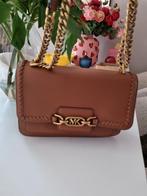 Michael Kors Leren Schoudertas, Sieraden, Tassen en Uiterlijk, Tassen | Damestassen, Ophalen, Zo goed als nieuw, Bruin, Schoudertasje