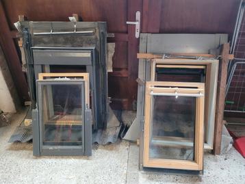 2x Velux Dakraam GGL C02 (CK02) met Gootstukken beschikbaar voor biedingen