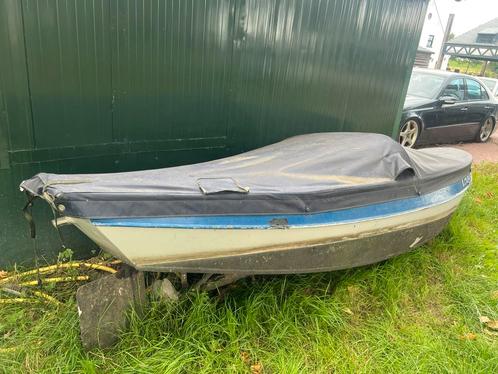 Beenhakker vlet 4 mtr, Watersport en Boten, Motorboten en Motorjachten, Gebruikt, Staal, Benzine, Binnenboordmotor, Ophalen of Verzenden
