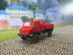 Mercedes Benz Unimog U82 TroLF bluswagen - Wiking 60p, Ophalen of Verzenden, Zo goed als nieuw, Bus of Vrachtwagen, Wiking