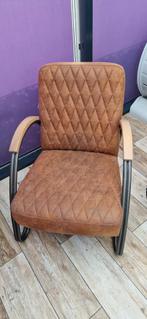 Lounge fauteuil stoel, Huis en Inrichting, Ophalen, 75 tot 100 cm, Zo goed als nieuw, Metaal
