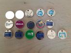 diverse winkelwagenmuntjes ~ 14 stuks, Ophalen of Verzenden