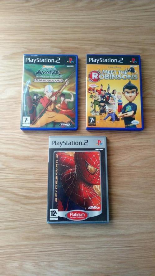 Avatar, Meet the Robinsons & Spider-Man 2 PS2, Spelcomputers en Games, Games | Sony PlayStation 2, Verzenden