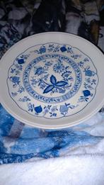 Blauwe Uien Bord - Engels Design, Huis en Inrichting, Keuken | Servies, Gebruikt, Onbekend, Ophalen of Verzenden, Aardewerk