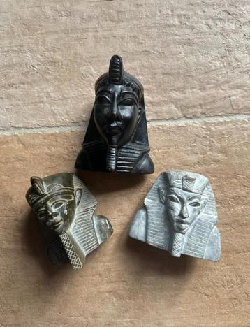 Set Egyptisch Farao Beelden - Zwaar Materiaal beschikbaar voor biedingen