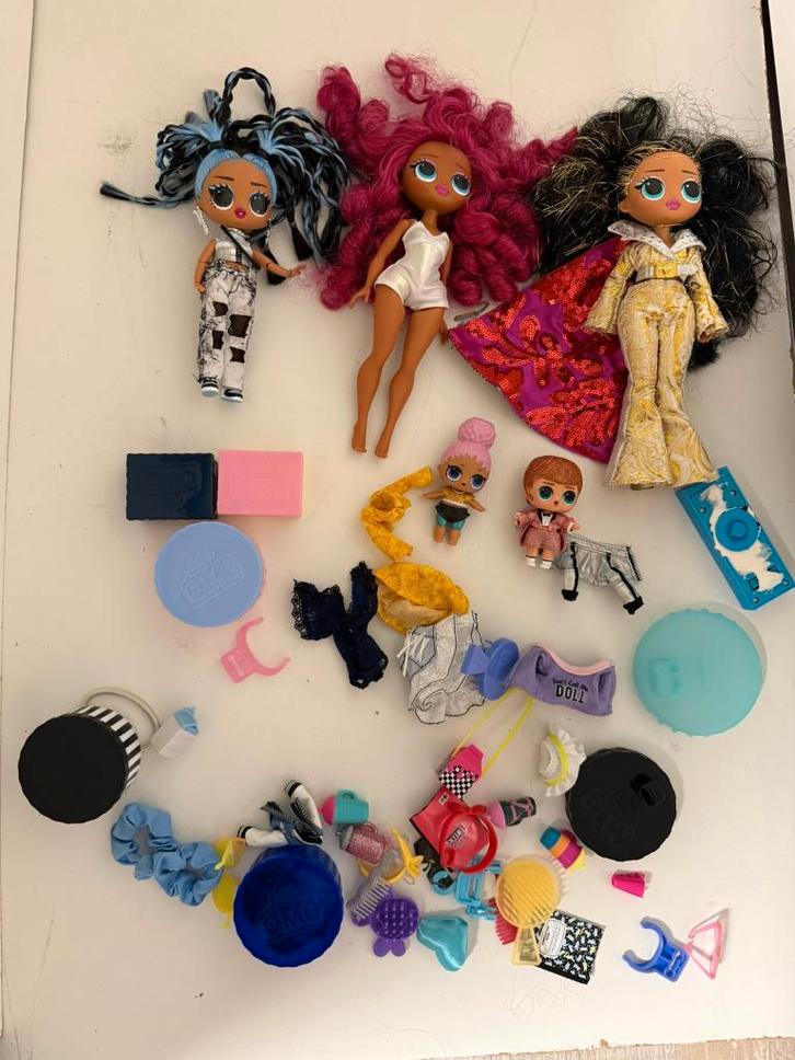 Nanana surprise, L.O.L. O.M.G. Enchantimals totaal pakket, Kinderen en Baby's, Speelgoed | Poppen, Gebruikt, Overige typen, Ophalen of Verzenden