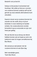 Waardebonnen Bax Music, Tickets en Kaartjes, Kortingen en Cadeaubonnen, Eén persoon, Overige soorten, Warenhuis- of Winkelbon