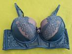 NIEUW Hunkemöller Doutzen 75B blauw Voorgevormde bustier, Ophalen, Blauw, BH