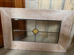Glas in lood/zink. Inkijkwerend 2stuks. 86x56cm m steuntjes., Ophalen, 80 tot 120 cm, Nieuw, Minder dan 80 cm