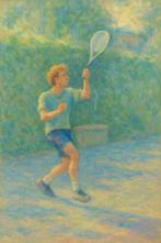 Tennisles tennis les Groningen aangeboden! Alle leeftijden, Ophalen of Verzenden, Zo goed als nieuw