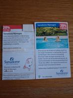 SAUNA SANADOME NIJMEGEN 20% KORT PER PERS MAX 4 PERS!, Drie personen of meer, Kortingskaart