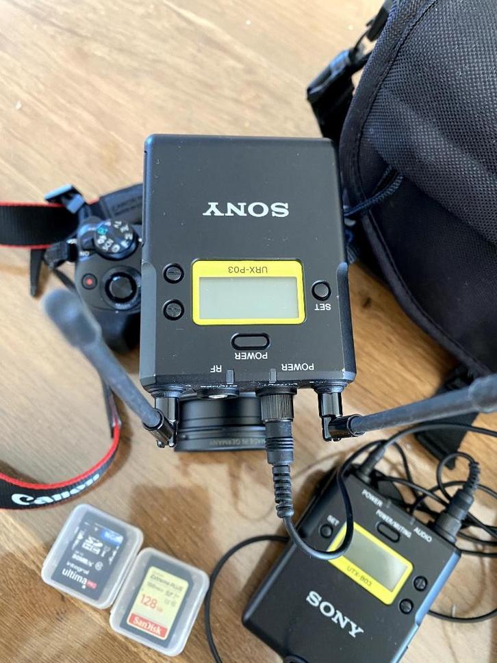 Professionele draadloze audio set - SONY, Audio, Tv en Foto, Professionele Audio-, Tv- en Video-apparatuur, Zo goed als nieuw