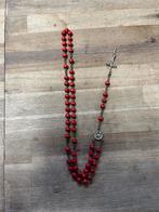 Rode Rozenkrans met Kruis, Ophalen of Verzenden