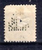 HELVETIA : 1890 : Perfin &@ P S @& on Y.66., Ophalen of Verzenden, Gestempeld