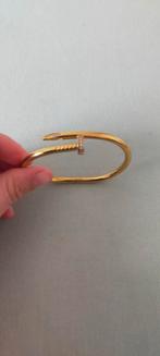 Cartier armband ,spijker armband  ,goud kleur, Ophalen of Verzenden, Zo goed als nieuw