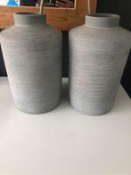 Gave licht grijze vazen / potten aardewerk, Ophalen, Overige kleuren, Aardewerk of Porselein, Zo goed als nieuw