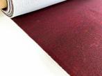 Kvadrat Febrik Uniform Melange rood+zwart restant meubelstof, Hobby en Vrije tijd, Stoffen en Lappen, Wol, 120 cm of meer, Nieuw