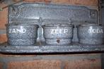 Zand Zeep en Soda stel uit het jaar 1950 +Gratis lepelrek, Antiek en Kunst, Ophalen of Verzenden