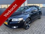 Volvo V50 2.0 Limited Edition Uitvoering // 2e Eigenaar, Auto's, 4 cilinders, Zwart, V50, Onderhoudsboekje