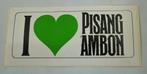 Sticker I Love Pisang Ambon, Ophalen of Verzenden, Nieuw, Merk