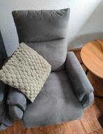 Antraciet Fauteuil - Comfortabel en Stijlvol, Huis en Inrichting, Ophalen, 75 tot 100 cm, Stof