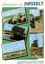 Groeten uit Hasselt - Zwarte Water-stad - 5 afb - 1994 gelop, Verzamelen, Ansichtkaarten | Nederland, Ophalen of Verzenden, 1980 tot heden
