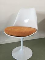 Tulip chair oranje-retro kussen, Wit, Nieuw, Ophalen of Verzenden, Metaal