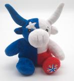 Texas Flag Longhorn Bull Souvies knuffel ca. 22cm, Ophalen of Verzenden, Zo goed als nieuw, Overige typen