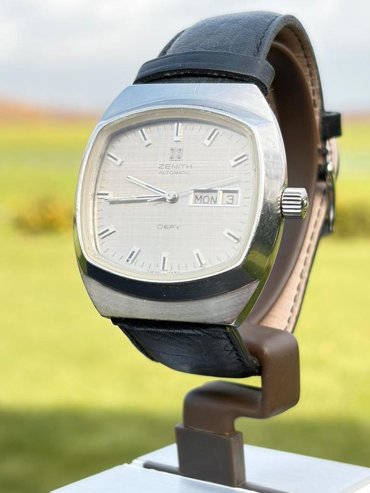 ZENITH DEFY AUTOMATIC JAREN ZEVENTIG, Sieraden, Tassen en Uiterlijk, Horloges | Antiek, Overige merken, Staal, 1960 of later, Ophalen of Verzenden