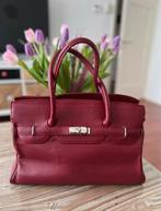 Rode leren handtas, Ophalen of Verzenden, Gebruikt, Rood, Handtas