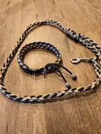 Hondenhalsband en riem paracord, Ophalen of Verzenden, Zo goed als nieuw