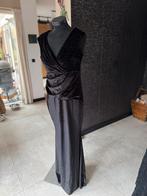 Nieuwe Honneloeloe Galajurk Maat 42 zwart goud fluweel, Zwart, Maat 42/44 (L), Nieuw, Ophalen of Verzenden